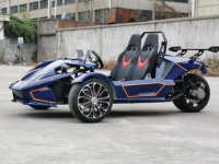 En Stock, Tricycles Motorisés T-Rex 350cc pour Adultes, 2 Places, 3 Roues, Carrosserie Ouverte, Essence, pour Passagers