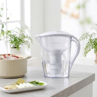 Carafe filtrante à eau en résine de qualité alimentaire, sans libération de substances toxiques, avec indicateur de capacité de filtration, prix usine