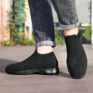 נעלי גברים עסקיות-קז'ואל, סליפ-און, רשת עליונה, קלות משקל, נושמות, נגד החלקה, עיצוב מינימליסטי נצחי, נוחות ללא הגבלה - Product Image 5