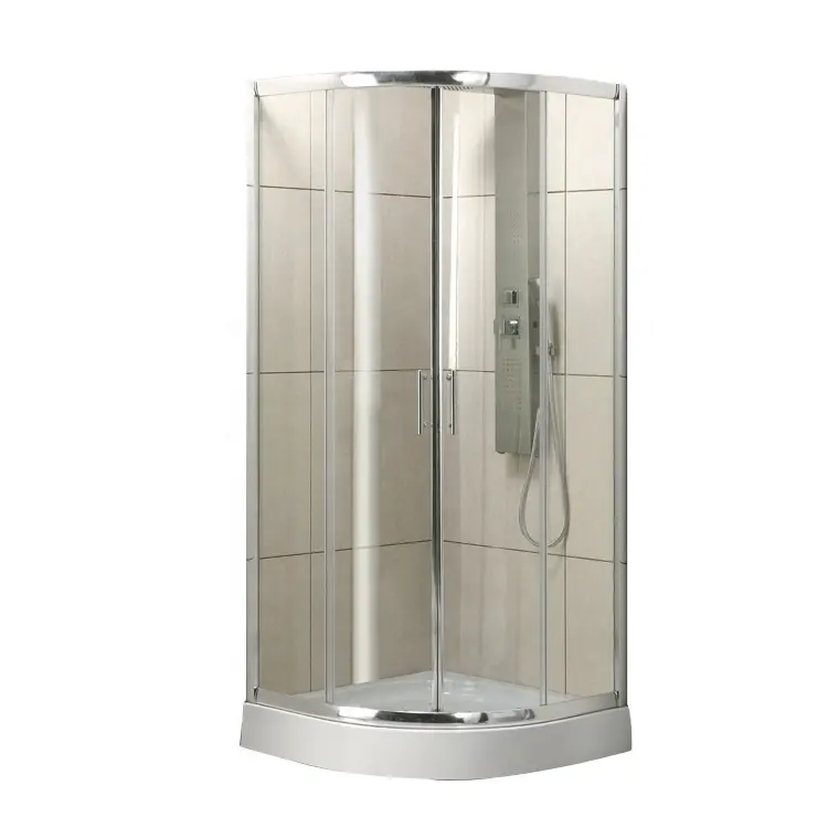 Competitive Chrome Aluminum Glass Shower Door Slide Shower Cabin Shower Room