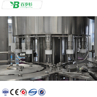 BS-Petite ligne de production d'eau minérale entièrement automatique Machine complète de remplissage et de capsulage de bouteilles d'eau