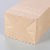 Sacs à emporter boîtes à gâteaux emballage biscuits bonbons pain Snacks cuisson aliments sacs en papier Kraft sacs cadeaux