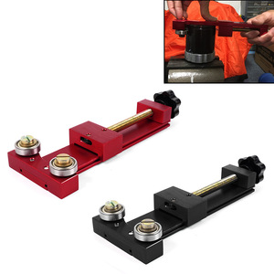 Cortador de filtro de aceite, herramienta de reparación automotriz de aleación de aluminio ajustable, negro y rojo - Product Image 1