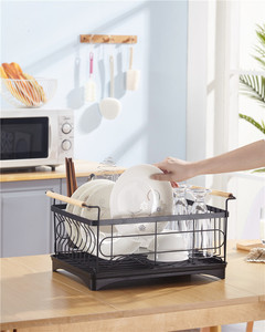 Special Over the <strong>Sink</strong> Dish <strong>Drainer</strong> Kitchen Dish Drying Rack <strong>Drainer</strong> <strong>with</strong> Storage Holders for Kitchen Organizer Plate Items - Product Image 3