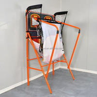 Machine de tir au basket-ball à deux joueurs, même modèle, avec pointage électronique, panier de basket-ball, jeu de tir au basket-ball pour la remise en forme