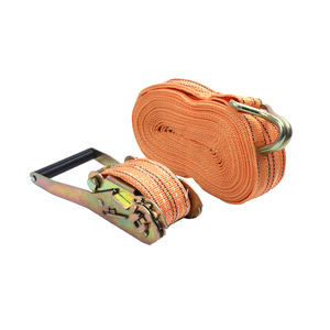 Op Maat Gemaakte 2 Inch 50Mm Hoge Treksterkte Polypropyleen Rachet Stropdas Riem 2000Kg Eindeloze Lading Controle J Haak Lading Sjorren - Product Image 3