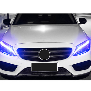 Chất Lượng Cao Đèn Pha Ban Ngày Chạy Lần Lượt Tín Hiệu Ống Kính Đầu Đèn Đầy Đủ LED Đèn Pha Cho Mercedes Benz C Class W205 2015-2021 - Product Image 3