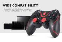 Control Inalámbrico para Juegos de Teléfono Móvil, Gamepad Android T3 X3, Joystick con Bluetooth 3.0 para Tablet y TV Box