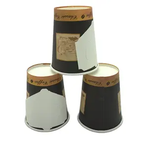 China Groothandel Milieuvriendelijke Wegwerp Hot Take Away Koffie Paper Cup Met Handvat Papier Cup Fabrikanten