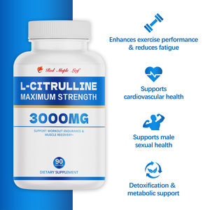 Cápsulas de L-Citrulina, Suplemento Deportivo de Aminoácidos de Máxima Potencia para Resistencia en Entrenamientos y Recuperación Muscular - Product Image 5