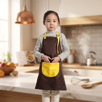 Tabliers personnalisés avec logo pour enfants de 7 à 13 ans – Tabliers de cuisine, de maternelle, de classe d'art et de peinture