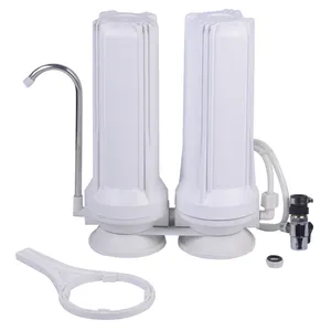 Water Filter With Faucet NW-TR202 Desktop Two-stage Filter Water Purifier System With Steel Faucet