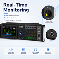 Console de mixage numérique MU22, montage en rack, mixeur numérique stéréo, interface audio et télécommande pour iPad/iPhone via iOS Android