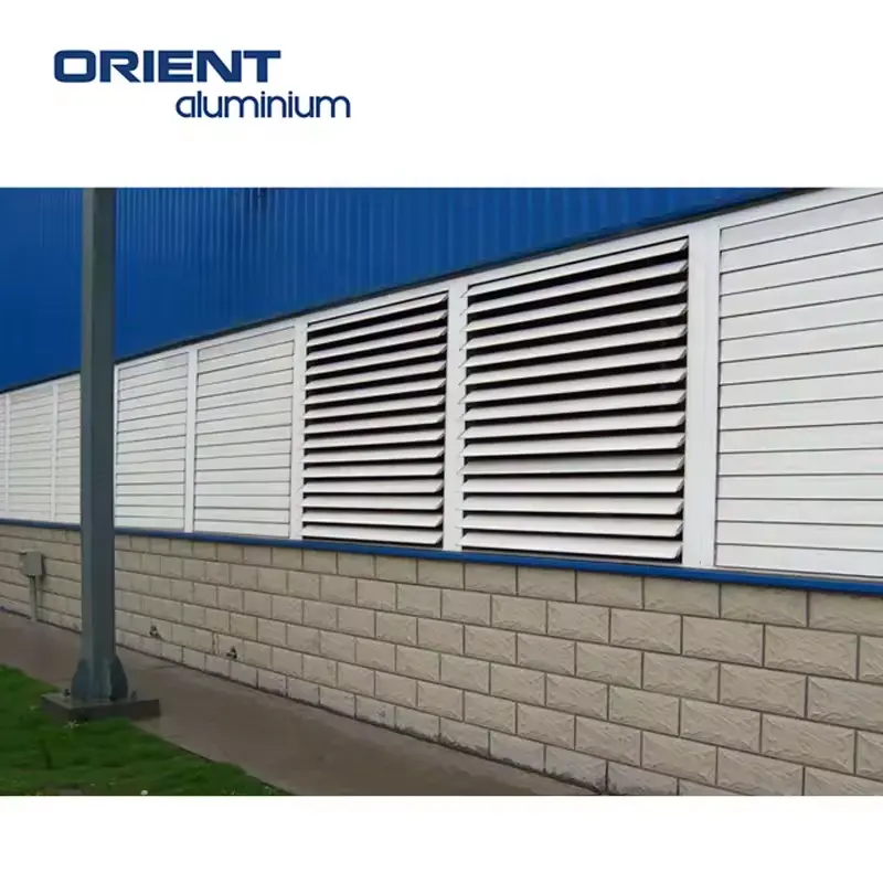 Desain Panel pagar Aluminium pagar Slat alumunium menawan harga pabrik dengan lapisan bubuk putih
