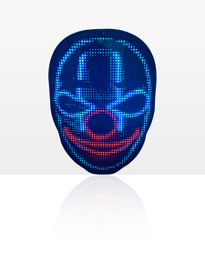 <span class=keywords><strong>LED</strong></span> <span class=keywords><strong>Display</strong></span> Mask Glowing Mask, Blue Tooth Chỉnh Sửa Đầy Đủ Màu Sắc Thay Đổi Đảng, Masquerade Mask Mặt Nạ Neon Trong Bóng Tối Phát Sáng - Product Image 6