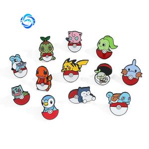귀여운 창의적인 포켓몬 브로치 포켓볼 메탈 배지 만화 캐릭터 합금 핀 장식용 선물 - Product Image 5