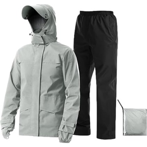 Abbigliamento Impermeabile da Uomo con Protezione di Sicurezza - Giacca e Pantaloni Traspiranti per Lavoro, Golf, Pesca, Escursionismo - Product Image 5
