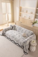 Vielseitiger Vollflächiger Moderner Blumen-Jacquard Sofabezug mit Rutschfester Rückseite Waschbar Maßgefertigt für Ledercouches Täglicher Gebrauch