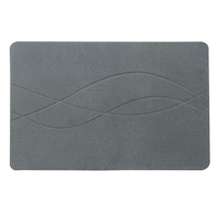 Tapis de bain en pierre de diatomite FIGOO-39*60cm, fabriqué à la machine, séchage rapide, super absorbant, antidérapant, écologique, pour salle de bain et douche