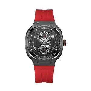 Reloj de silicona de cuarzo de lujo para hombre, esfera cuadrada de cristal de zafiro, ventana 5ATM, resistente al agua, caja rectangular luminosa, moda cuadrada - Product Image 2