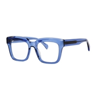 Monturas Ópticas de Acetato de Alta Calidad, Diseño Cuadrado Grande y Único, para Todas las Formas de Rostro, Múltiples Colores, Personalizables y Modernas