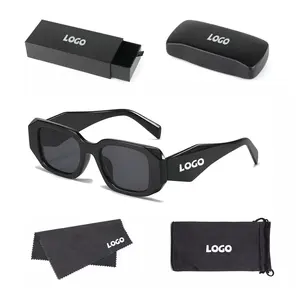 2023 Luxury Designer Sunglasses Famous Brands Black Frames Glasses Small Frame Square Sun Glasses Shades Uv400