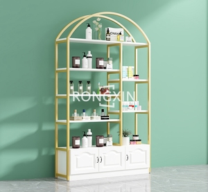 Trung Tâm Mua Sắm Mỹ Phẩm Gondola Kệ Với Led Trang Điểm Chăm Sóc Da Lưu Trữ Giá Beauty Salon Hiển Thị Kệ Nước Hoa Đứng Hiển Thị - Product Image 2