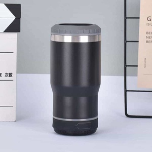 Cross-border 304 Stainless Steel Insulated Cup Bluetooth Speaker Car Cup <b>Double</b>-<b>walled</b> Vacuum Portable Ice Cup 6-12 Hours - Product Image 4