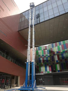 Elevador de Doble Mástil de Aleación de Aluminio de Alta Capacidad para Trabajos Aéreos Pesados - Product Image 3