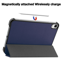 Étui Folio Magnétique pour iPad Mini 6 avec Fonction Veille/Réveil Automatique, Coque de Protection Antichoc à Quatre Coins pour Tablette