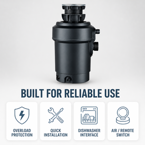 Triturador de Residuos Alimentarios Comercial de 560W, Unidad de Eliminación de Basura de Cocina de 1000ml, Molinillo para Restaurantes, Hoteles y Servicios de Catering - Product Image 6