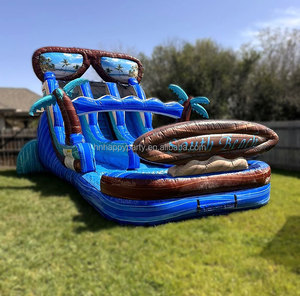 Tobogán Inflable para <span class=keywords><strong>Piscina</strong></span> con Resbaladilla, Equipo Comercial de Tobogán Acuático, Tobogán Inflable para <span class=keywords><strong>Piscina</strong></span> para Alquiler en Fiestas - Product Image 4