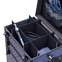 Boîte de rangement pour outils de toilettage pour chevaux à roulettes Boîte de toilettage pour chevaux, chiens, chats avec chariot