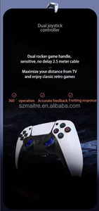 U9โปรไร้สาย2.4G HD อาเขต S905LX2ชิปเซ็ต PS เกมคอนโซลทีวีย้อนยุคพร้อม FC & GB รองรับ4K 10000 + เกมในตัวของขวัญสำหรับเด็ก - Product Image 2