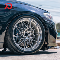 Velg Mobil Penumpang Premium 1-Piece Polished Silver Deep Dish 18-21 6061-T6 Forged Wheel 5x112 5x120 untuk G20 G21 E92 Seri 3 4 5 6