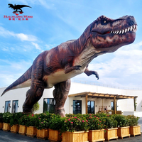 Dinosaure robot animatronique T-Rex populaire pour parcs d'attractions
