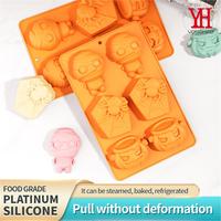Moules en silicone de qualité alimentaire pour la décoration d'Halloween, pour la pâtisserie de gâteaux festifs - Outils de cuisson de cuisine non toxiques, résistants à la chaleur et sûrs