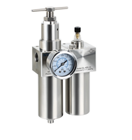 Régulateur de filtre à air pneumatique en acier inoxydable série SFR SS316L SS304