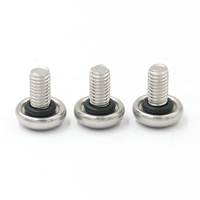Vis de fixation en acier inoxydable à tête cylindrique Torx avec joint en caoutchouc, étanche et anti-fuite