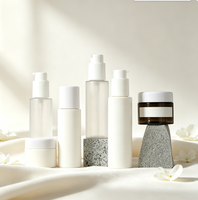 Lot de produits cosmétiques en gros pour animaux de compagnie : flacon de toner 100 ml, flacon d'essence pure 120 ml, flacon de lotion en plastique pour soins de la peau