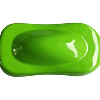 Revêtement en poudre vert fluorescent à base d'acrylique pour pulvérisation électrostatique sur peinture