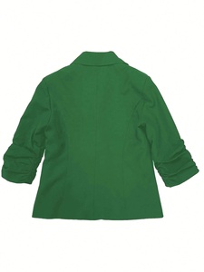 Blazer da <span class=keywords><strong>Donna</strong></span> Monocolore con Maniche a Tre Quarti, Vestibilità Slim, Abbigliamento da Ufficio Moderno, Giacca Business con Risvolto a Tacca - Product Image 6