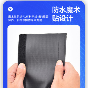 Gaine tressée JIAF en polyester ignifuge pour isolation et protection des fils - Product Image 5