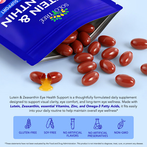 SOLOTREE Cápsulas Blandas Sin Gluten de Luteína y Zeaxantina, 300 Cápsulas Blandas, 40 mg de Luteína, 8 mg de Zeaxantina, para la Salud Ocular - Product Image 4