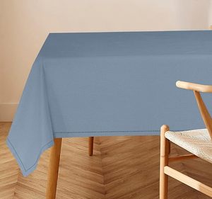 Tovaglia in Cotone e <span class=keywords><strong>Lino</strong></span> con Orlo Classico, Lavabile, Perfetta <span class=keywords><strong>per</strong></span> Tavolini da Caffè, Sale da Pranzo, Hotel e Matrimoni - Product Image 1