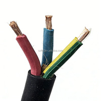 Harga Pabrik Kabel Fleksibel Berisolasi Karet YC YZ Heavy Duty 2 3 4 5 Core Tembaga Multi-strand Kabel Daya Grosir
