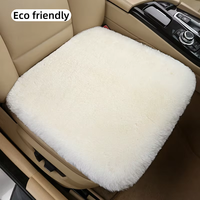 Coussin de siège de voiture en peau de mouton douillette et moelleuse, chaud, résistant au froid, confortable, accessoires intérieurs pour véhicule