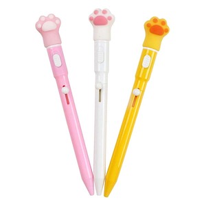 Crayons à <span class=keywords><strong>dessin</strong></span> pour enfants O&Q assortis, 0,7 mm, style créatif et tendance, motif patte de <span class=keywords><strong>chat</strong></span> kawaii, mécanique à bouton-poussoir, ensemble HB EN-71 - Product Image 1