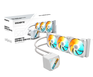 Gaming 360 ICE Disipador de calor de refrigeración por agua Aluminio 4PIN Dos rodamientos de bolas 61,61 CFM para carcasa de computadora CPU Procesador de escritorio Refrigeración - Product Image 1