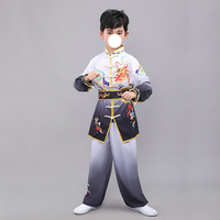 Tenues de Kung Fu traditionnelles chinoises pour enfants, uniformes de Tai Chi adaptés aux écoles d'arts martiaux, entraînements, compétitions, costumes de performance